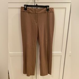 Loft woman’s curvy size 6P taupe trousers.